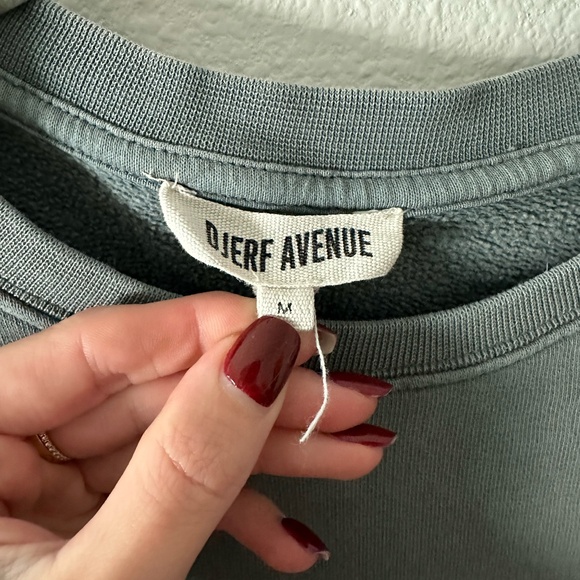 Djerf Avenue Staple Sweatshirt Washed Grey - Picture 4 of 4